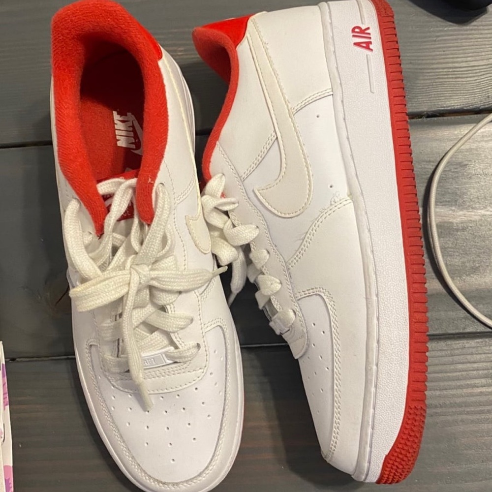 Nike - Air Force 1 Low White University Red